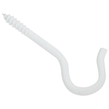 National Hardware National Hardware 2.5 in. L White Steel Ceiling Hook 25 lb. cap. 1 pk N274-928